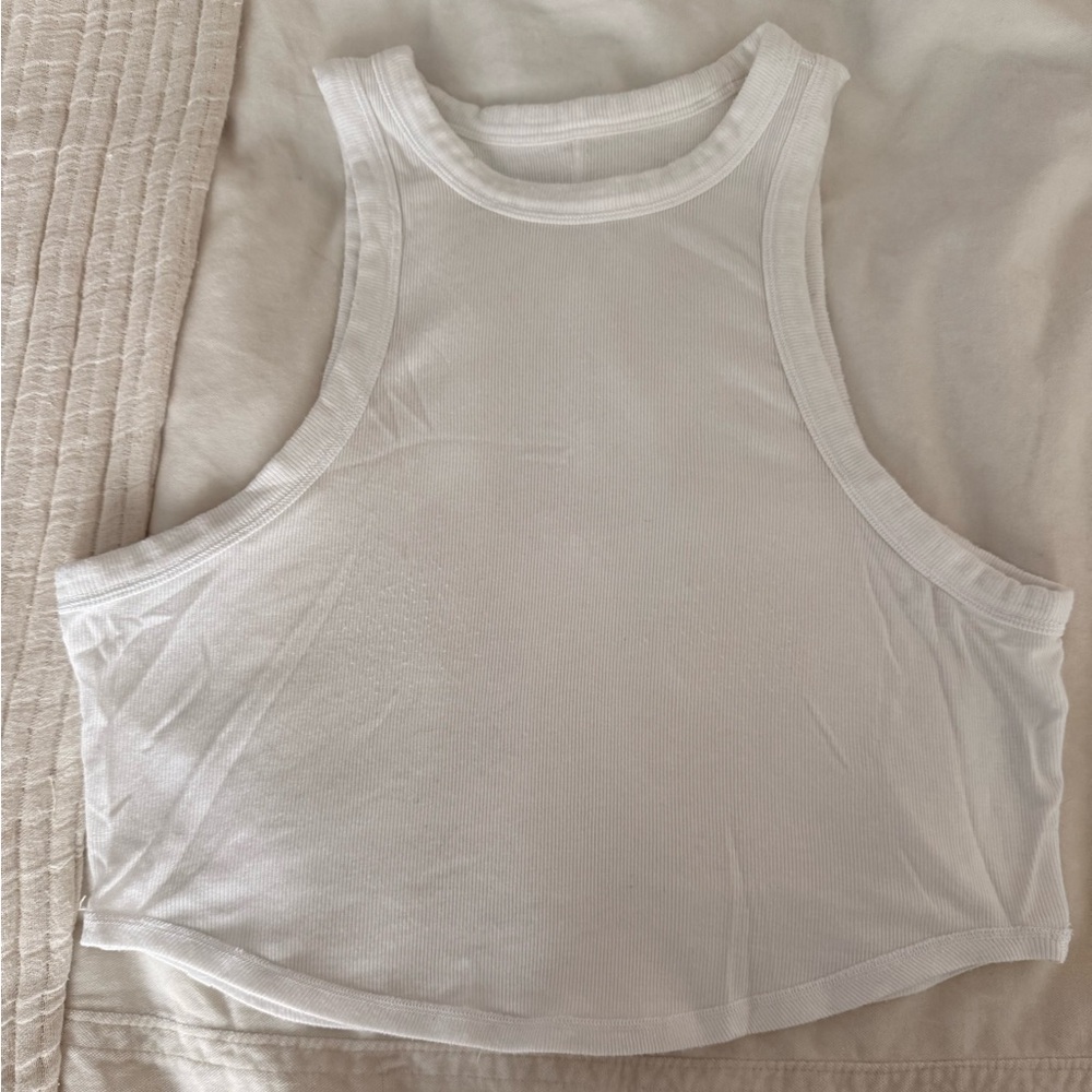 lululemon athletica White Crop Top